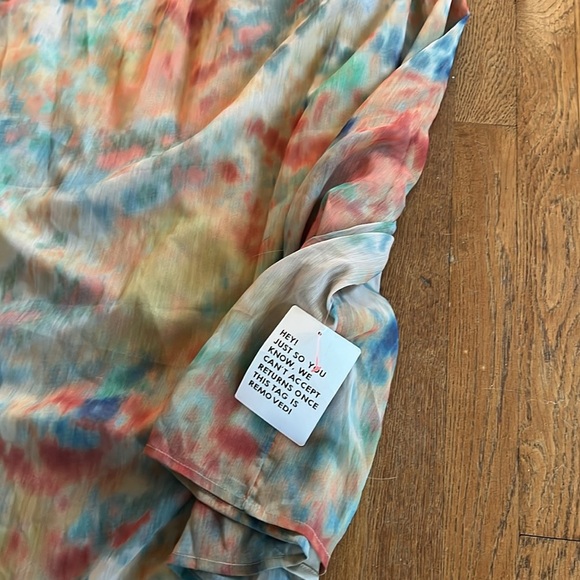 NWT ASOS Design Colorful Maxi Dress - Picture 5 of 6